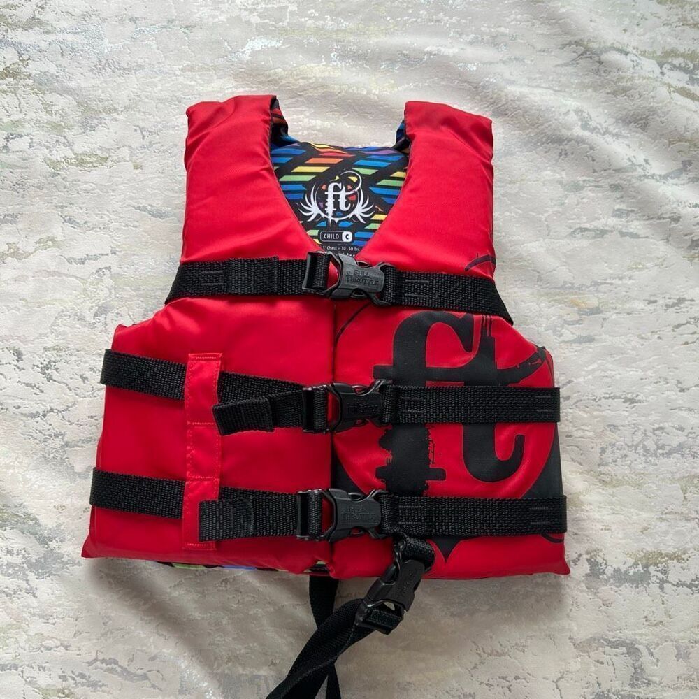 Full Throttle ski vest Life Jacket  30-50 lbs